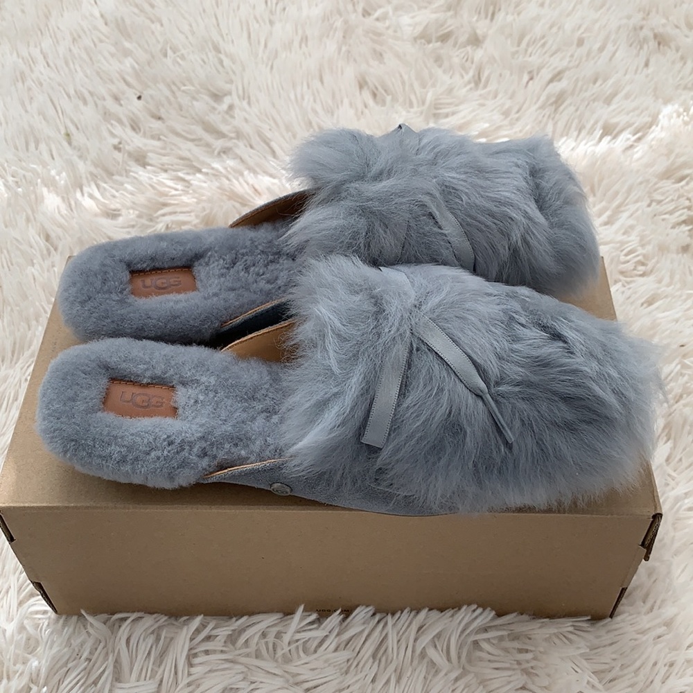 Brand new UGG shaine fluff slip on slipper - Picture 1 of 14